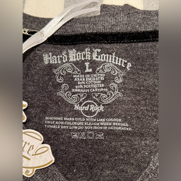 NWT WOMEN’S HARD ROCK COUTURE ROME T-SHIRT. - Picture 4 of 12